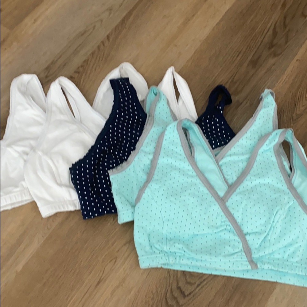 Cayke cross front cotton nursing bras bundle